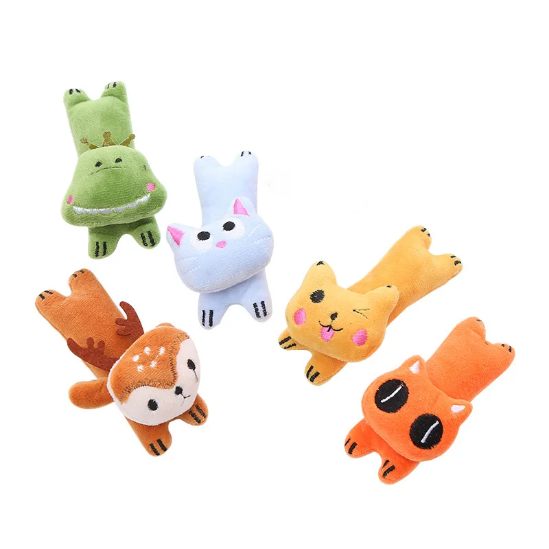 

Cat Toy Catnip Animal Modeling Plush Puppet Stuffed Chew Pet Toys Funny Interactive Plush Cat Toy Catnip Tooth Toy Pet Supplies