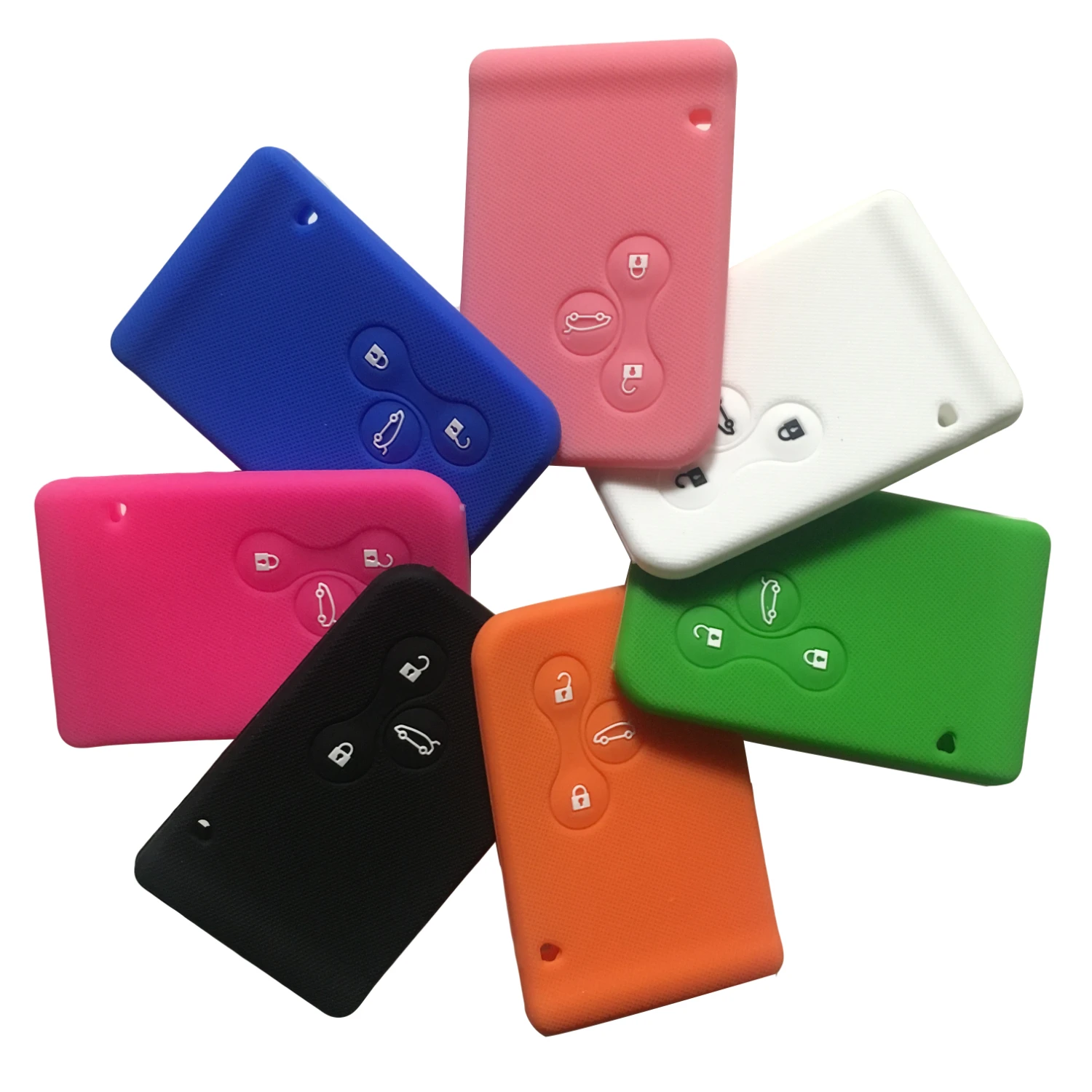 

Key Holder For Renault Scenic Clio Logan Megane 2 3 Koleos 3 Button Car Key Cover Case
