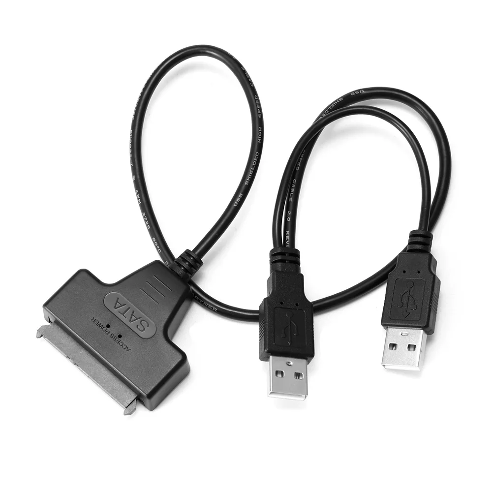 

Fast Data Transmission USB 2.0 Sata Connector USB 2.0 To USB 3.0 SATA 15 + 7 Pin For Windows 98SE/ME/2000/XP/Vista/Win 7