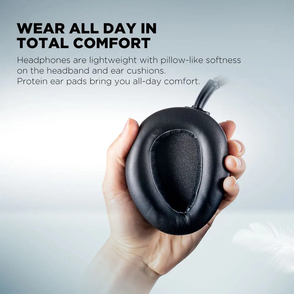 

COWIN ANC SE8 Active Noise Cancelling Headphones Bluetooth Headphones Wireless Headset Over Ear with Mic SBC and AAC audio codec