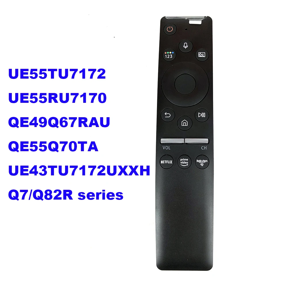 

Новинка, искусственная кожа, UE55TU7172 QE55 Q70TA UE43TU7172UXXH qe49q67рау для Samsung Smart QLED TV с Bluetooth, голосовым дистанционным управлением