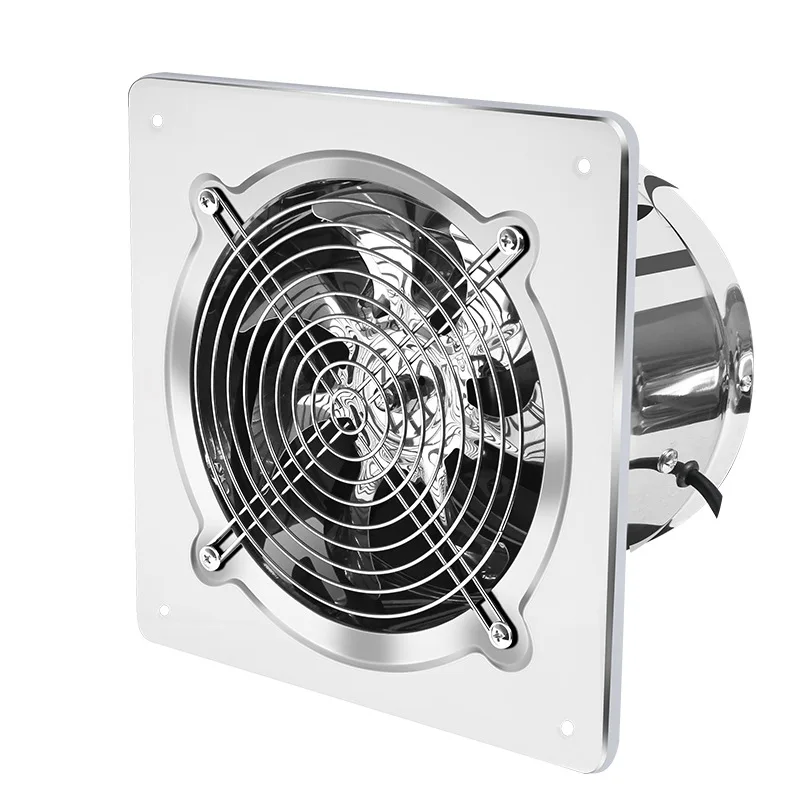 

6''7''8'' Booster Fan Extractor Exhaust fan Ventilation Pipe Fan for Bathroom Toilet Kitchen Wall Window Stainless Steel Fan