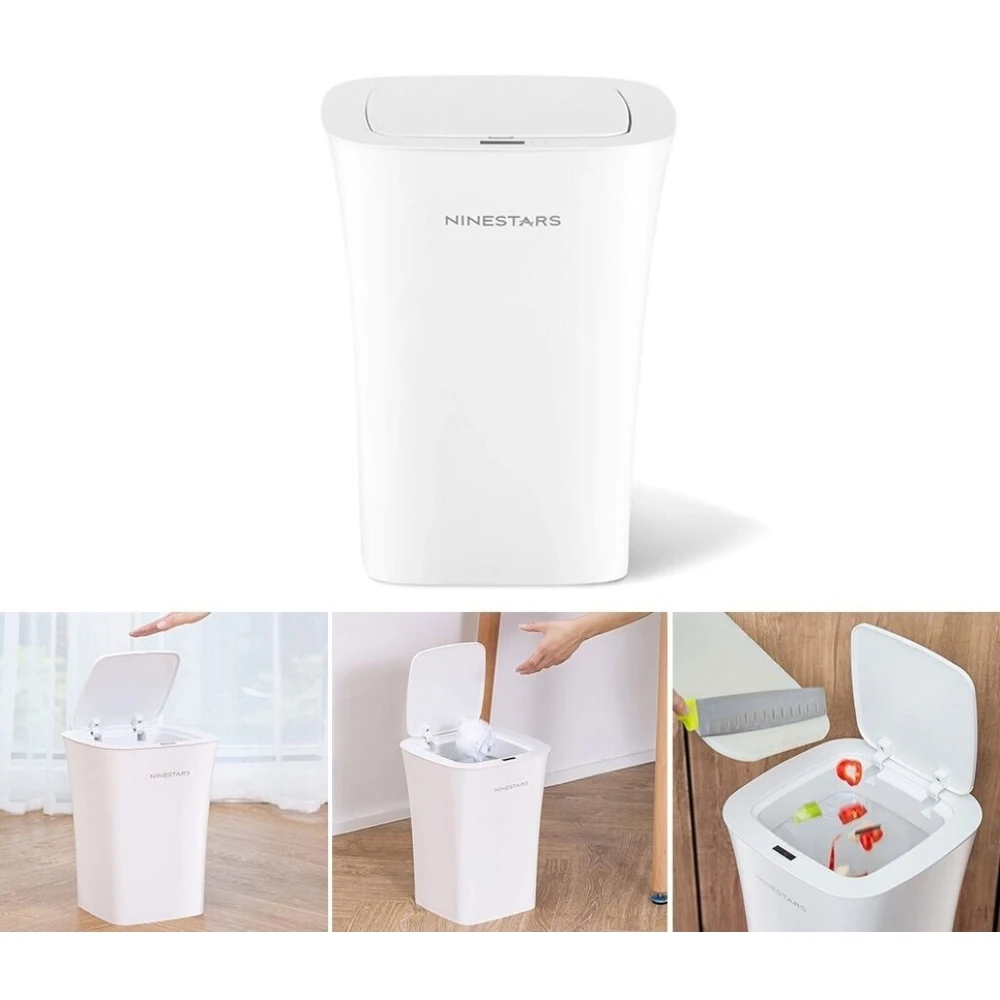 Умное мусорное ведро Ninestars Sensor Trash Can DZT-10-11S (белый) | Дом и сад