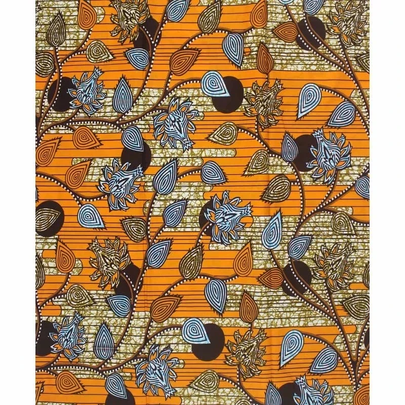 

African wax 100% cotton fabric flowers for woman dress patchwork Nigeria Wax cloth cheap Ankara fabrics material sewing!y79