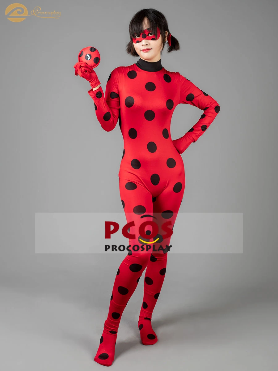 Женский костюм для косплея новинка фотосессия маринетт капитан божья коровка