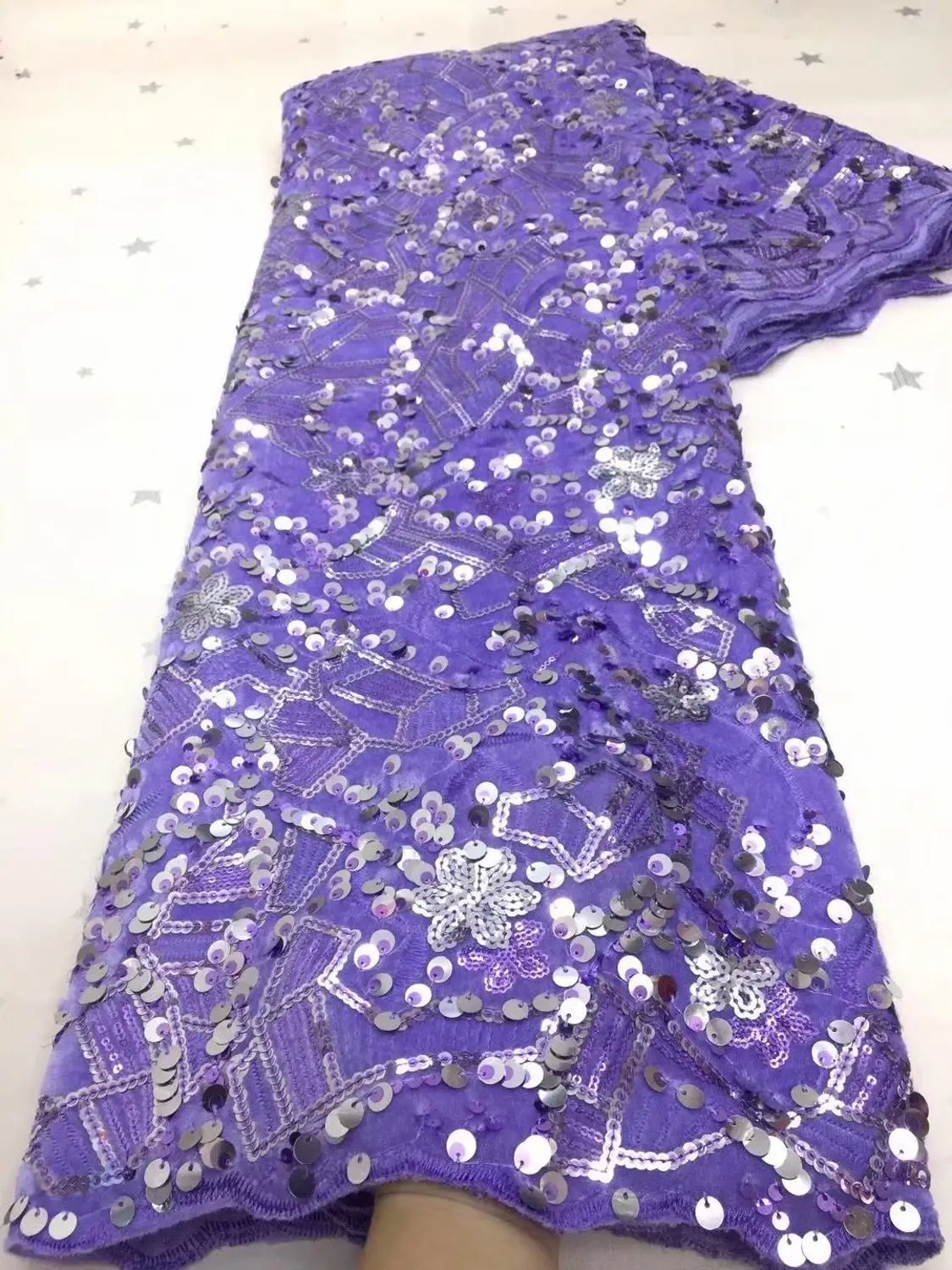 

Высококачественная африканская Кружевная Ткань 5 ярдов кружевной материал с блестками нигерийские кружевные ткани для свадебного платья ...