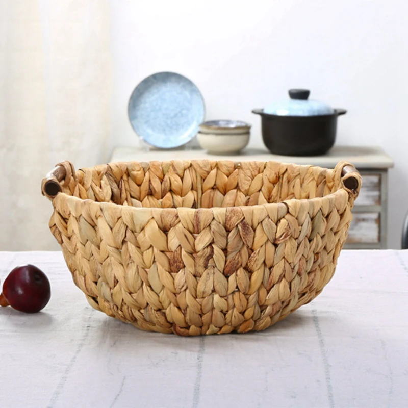 Цена 1 шт., декоративная ручка для корзины из ротанга