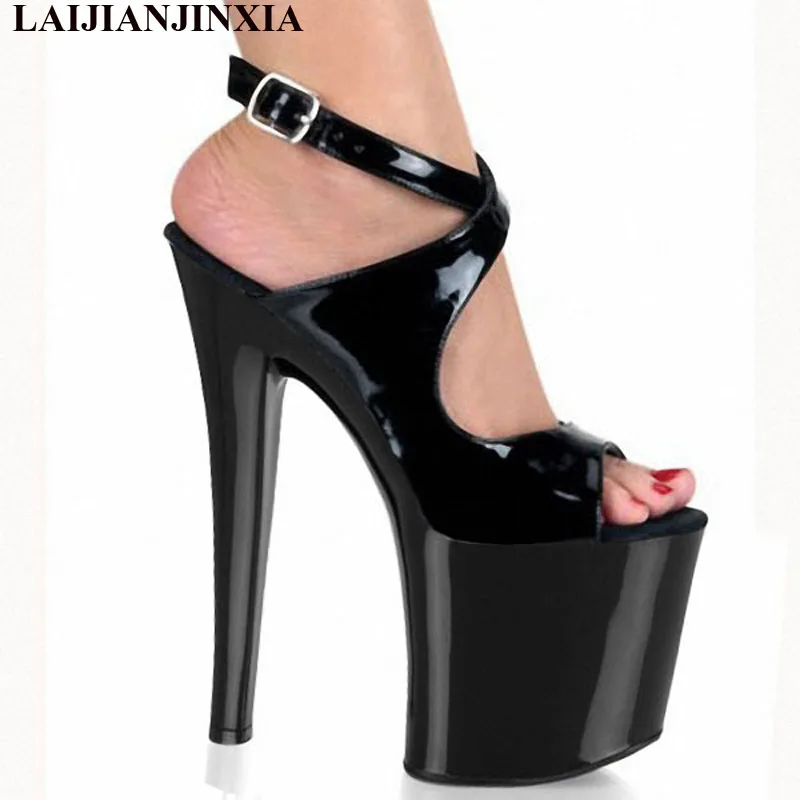 New 20cm Women with high performance shoe, catwalk shows shoes, fine with high heels Dance Shoes