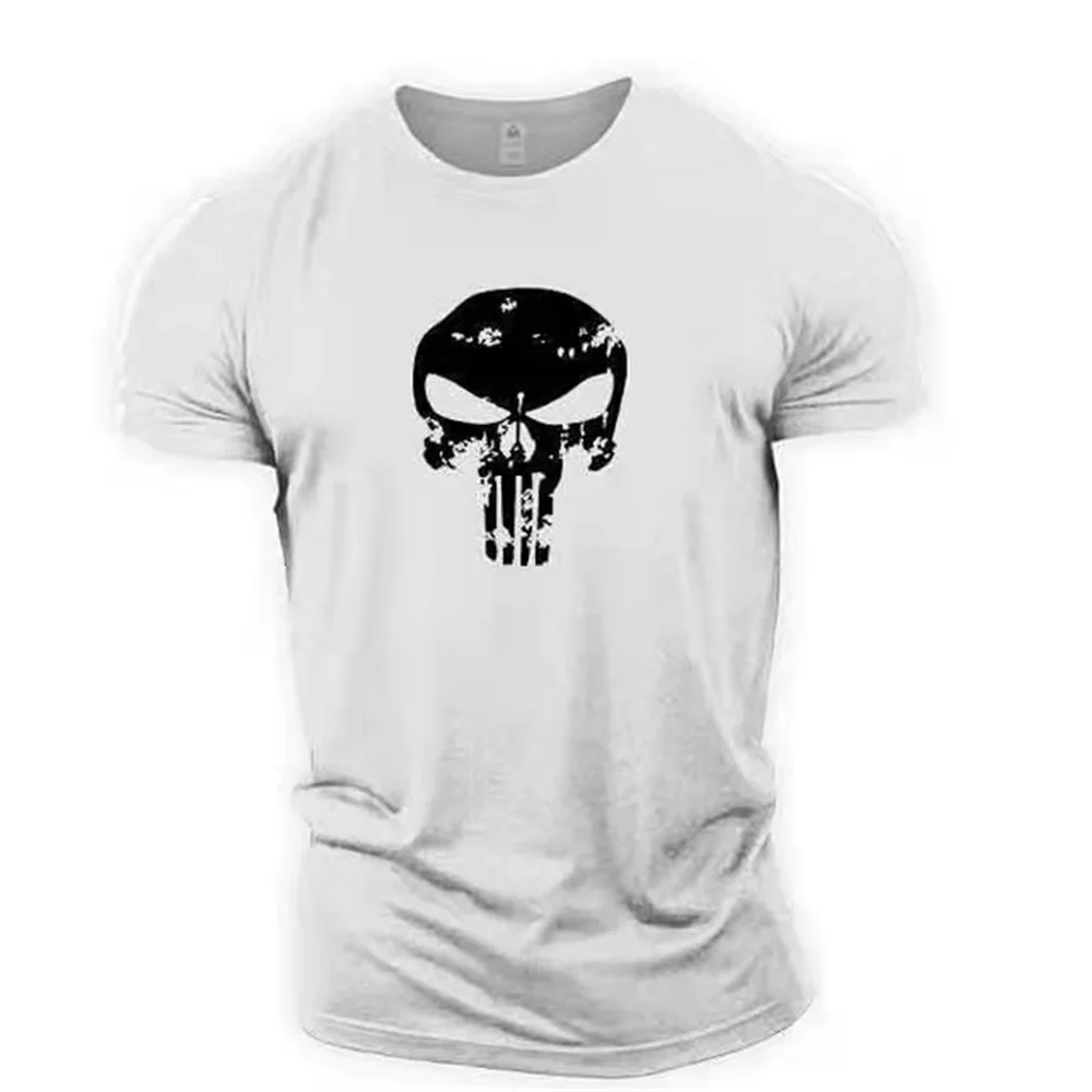 

Summer 2021 New T-Shirt Men's T-Shirt 3D Printed Skull T-Shirt Sportswear Shirt Summer Short Sleeve T-Shirt Men's Top T-Shirt