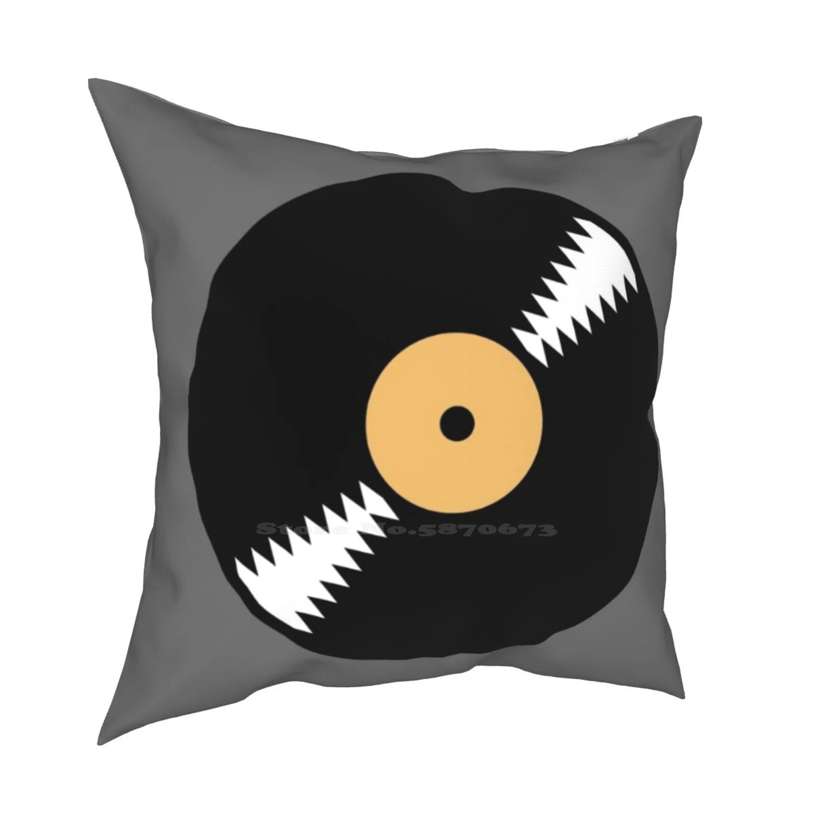 Виниловый фон для дом автомобиль Диван Подушка Наволочка виниловых пластинок