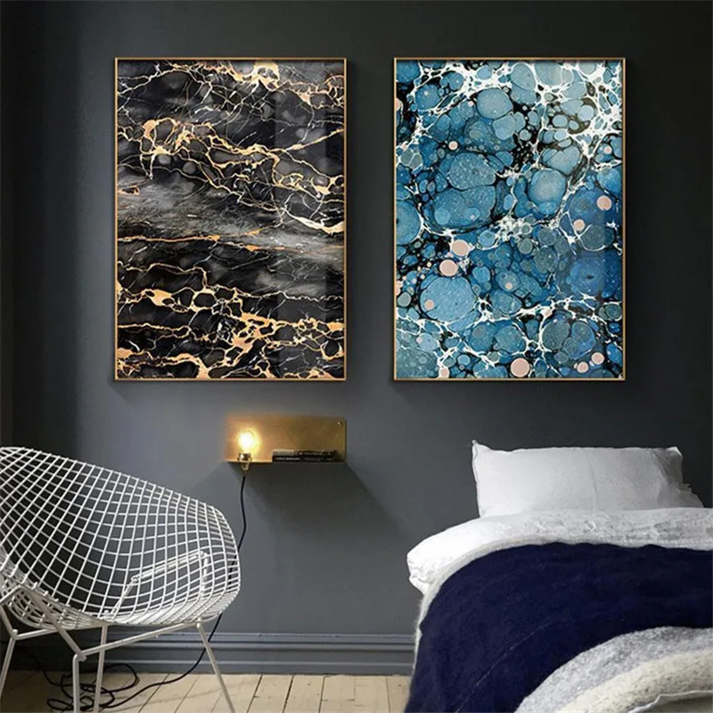 Мраморная полоса бытовой декор настенное искусство красочная