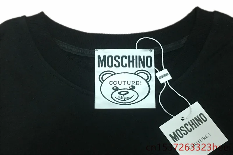 

2021 Moschino woman High Quality New Original Brand Hoodies Men Fashion Mans Sweatshirts 100% Cotton Men's Hoodie