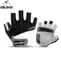 breathable half finger cycling gloves anti slip pad motorcycle mtb road bike gloves men women sports bicycle gloves