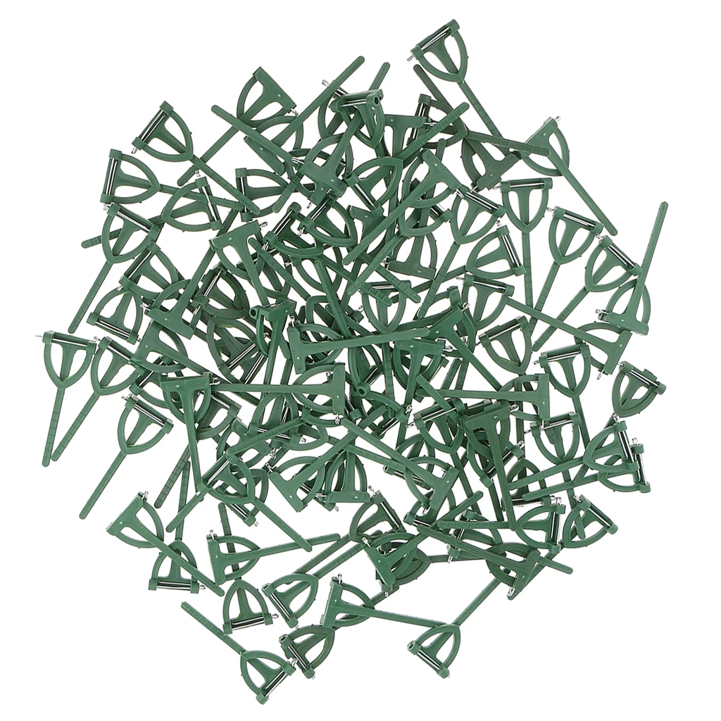 100 шт. корсаж бутоньерка из пластика с отверстием для пуговиц свадебная Цветочная