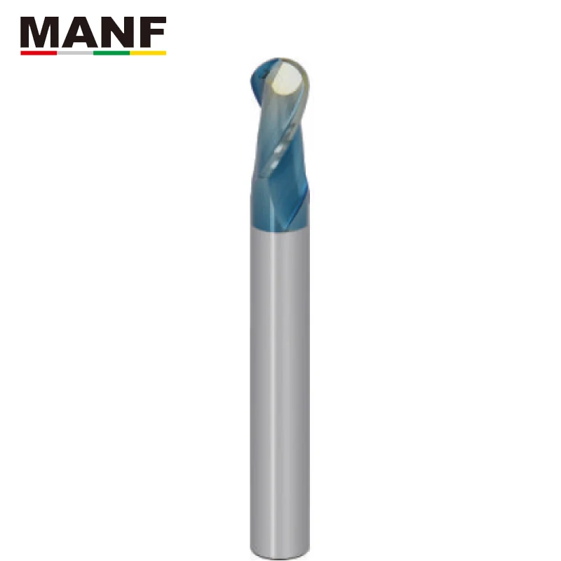 MANF 2 Флейта длинная концевая фреза медный электрод Концевая вольфрамовый