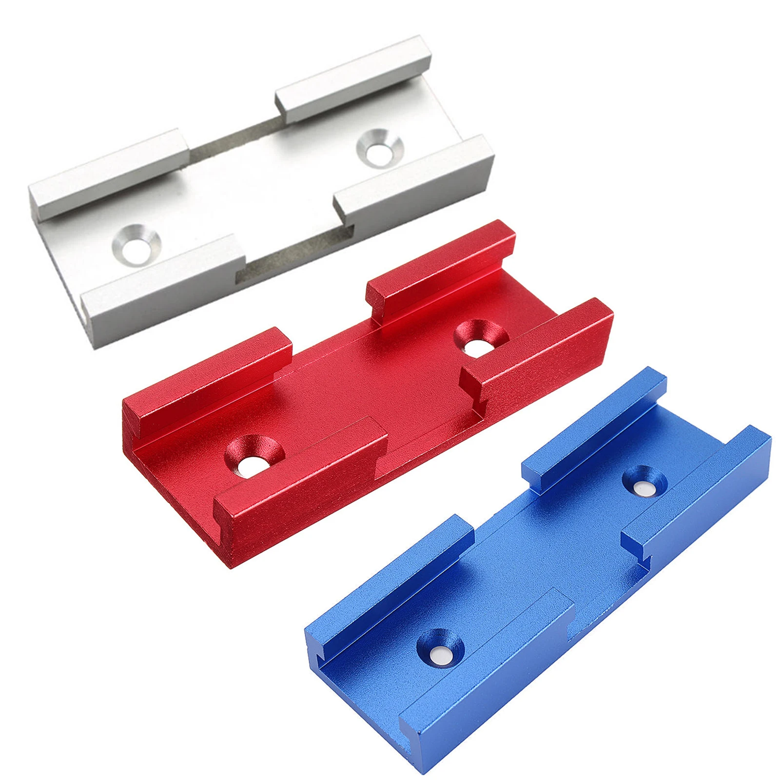 

Woodworking T-slot Track Connector Miter Track Jig Push Handle T-track Cross Aluminium Alloy With Screws Carpenter Tools
