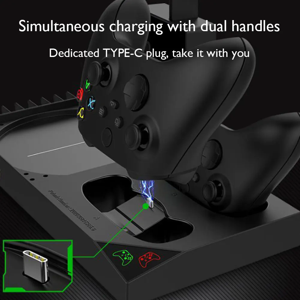 Подставка для контроллера X box база зарядки вентилятора геймпада держатель