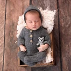 Фон для фотографирования новорожденных с изображением комбинезон реквизит, 2021 новые расцветки поступление пряжа с шерстью норки подштанники для девочек, комбинезон