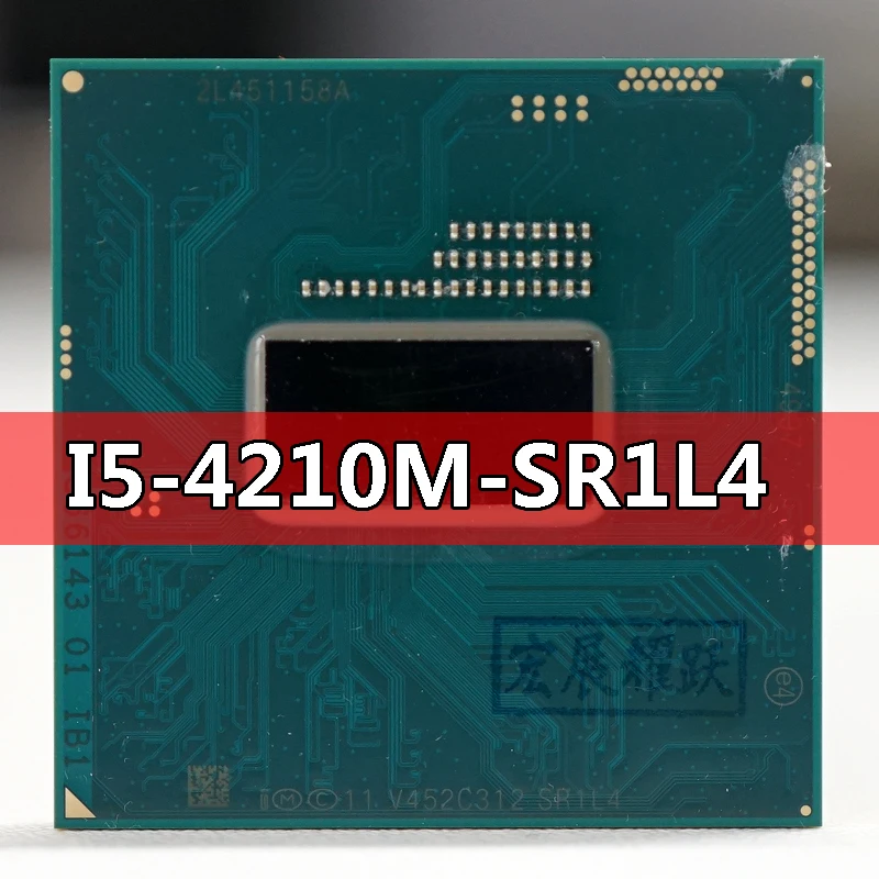 Процессор Intel Core I5 4210M SR1L4 процессор i5 для ноутбука Разъем G3 rPGA946B подходит чипсета