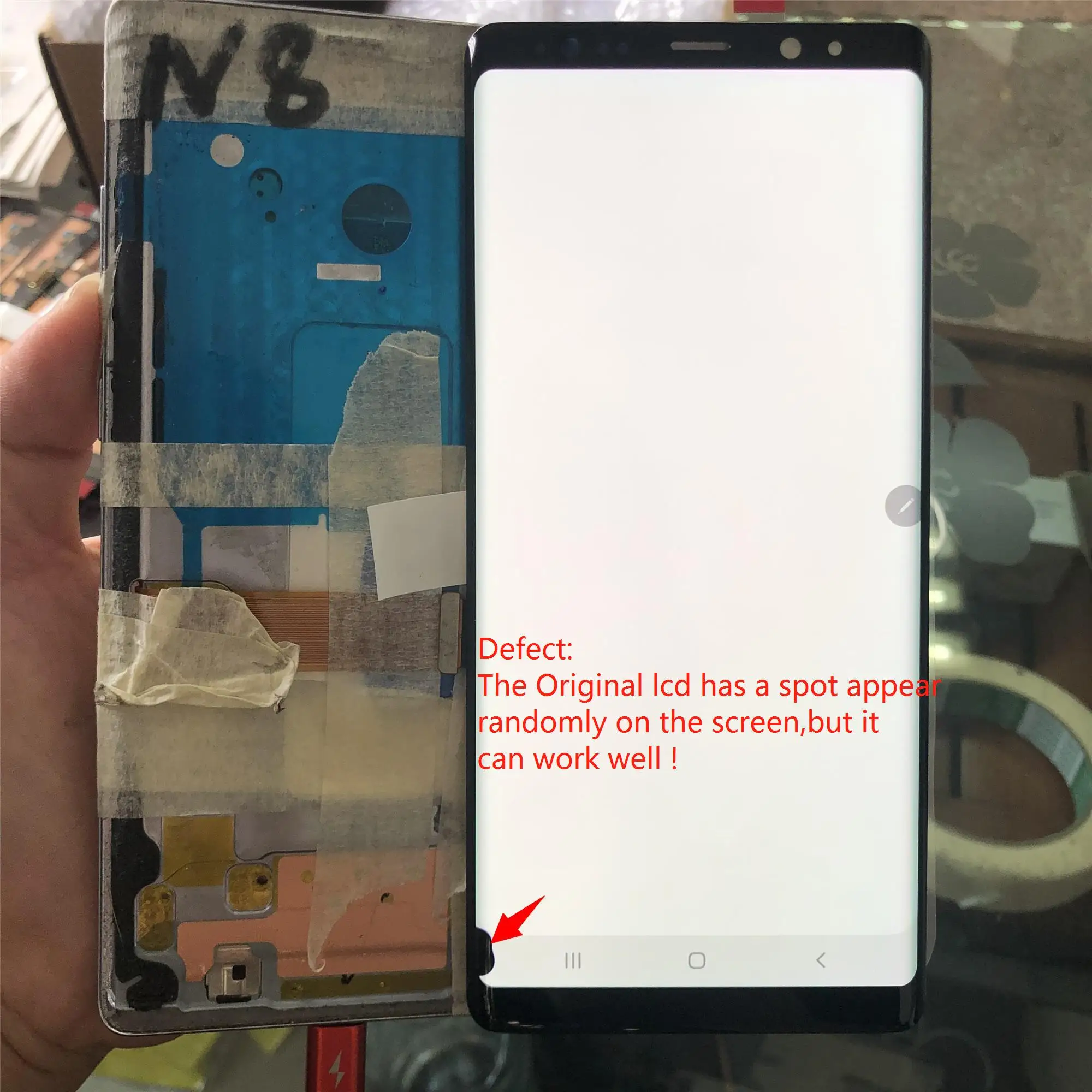 ЖК дисплей SUPER AMOLED 6 3 дюйма для SAMSUNG Galaxy NOTE8 N950 N950F Note 8 сенсорный экран сменные