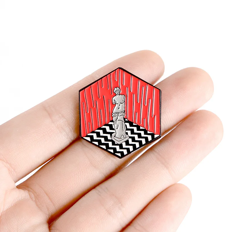 Эмалированные булавки в стиле венерины мило Lynch индивидуальные броши виде двух