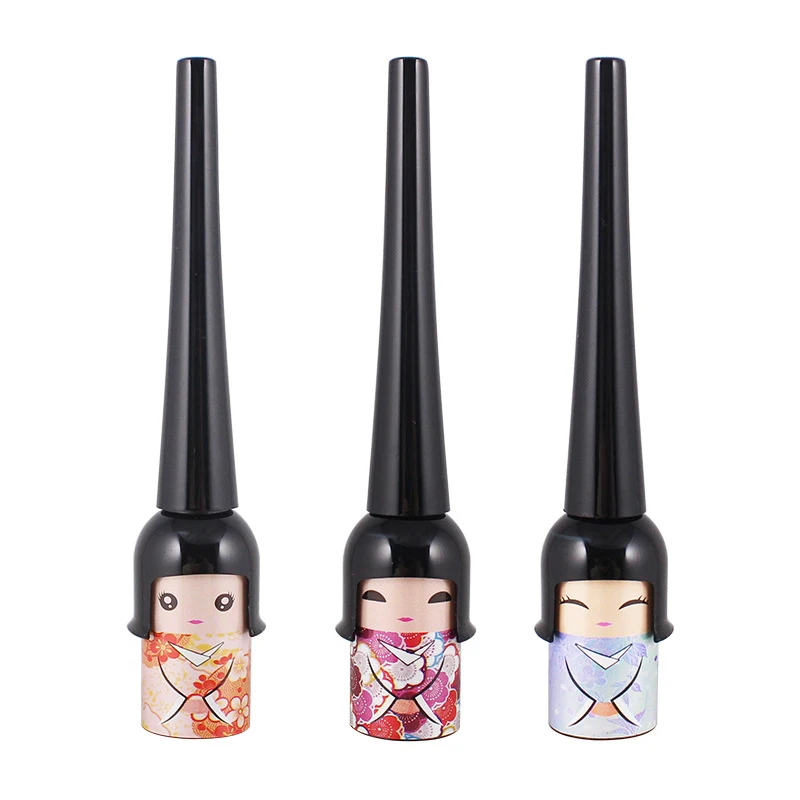 Подводка для глаз жидкая ручка японская кукла милый водонепроницаемый твердая