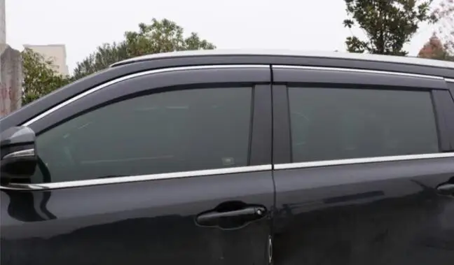 Козырек для боковых окон Toyota Highlander 2009-2015 2016 2017 2018 2019 2020 |