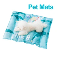 pet cool mat bed dog cold gel pad heat relief summer soft dogs mat cool down pets ice pad mattress cast cushion pet cooling