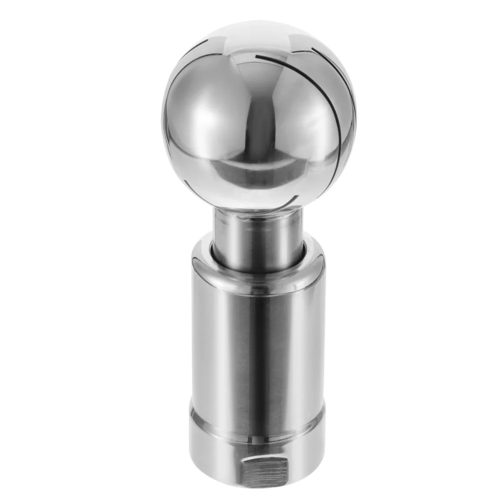 

1pc Durable Stainless Steel Tank Washing Spray 360 Rotating Tool (Silver)