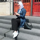 Длинная мусульманская юбка с завышенной талией, мусульманские женские юбки, женская юбка, женская юбка, макси юбка в мусульманском стиле