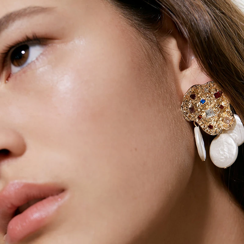 Fashion snoops ZA серьги с искусственным жемчугом 2019 новейшая бижутерия ручной работы Boho