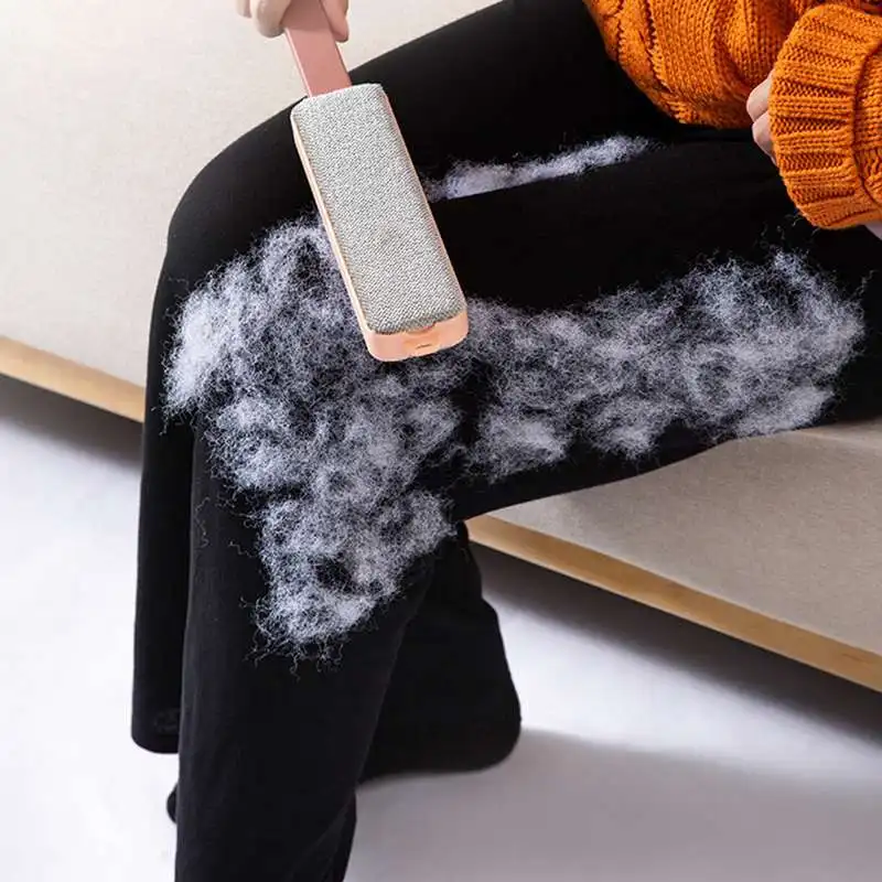

Foldable Clothes Electrostatic Hair Removal Brush Sticky Hair Device Coat Double-sided Hair Removal Device High Quality