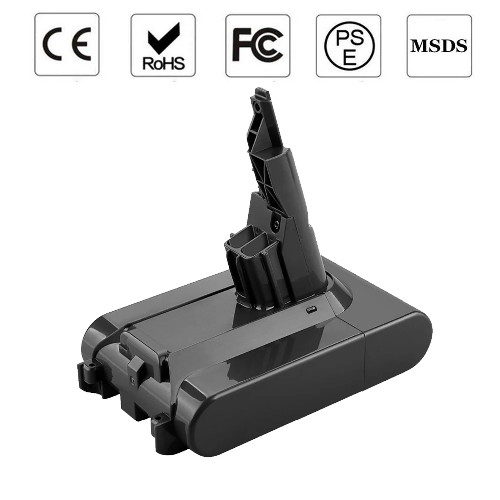 Аккумуляторная батарея Powtree 21 6 V 4000mAh Li Ion V7 для Dyson FLUFFY/Extra/mathus/Trigger/Animal Replacement Power Tool