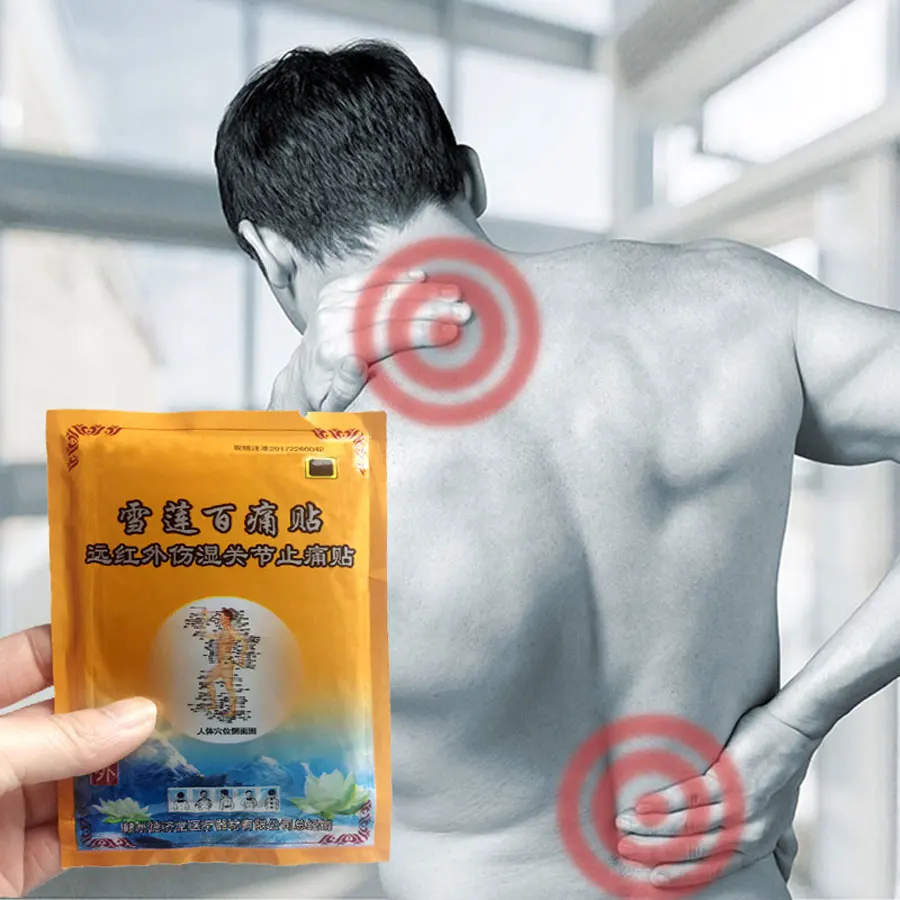 Оптовая продажа SnowLotus медицинский нагревательный пластырь для облегчения боли