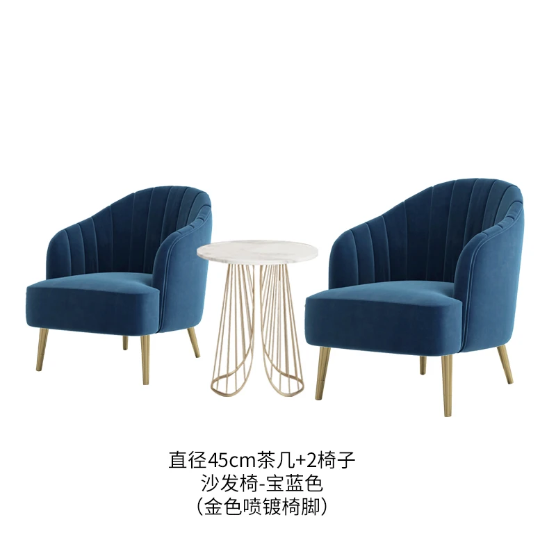 

Light luxury single sofa office reception reception personality design net red creative modern minimalist Nordic negotiation cha