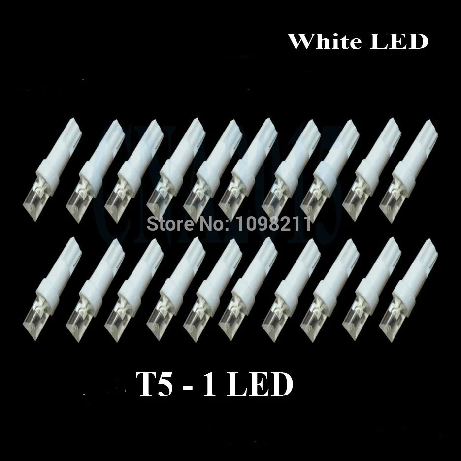 

20 шт., колпачки для приборной панели T5 6000K 207 407