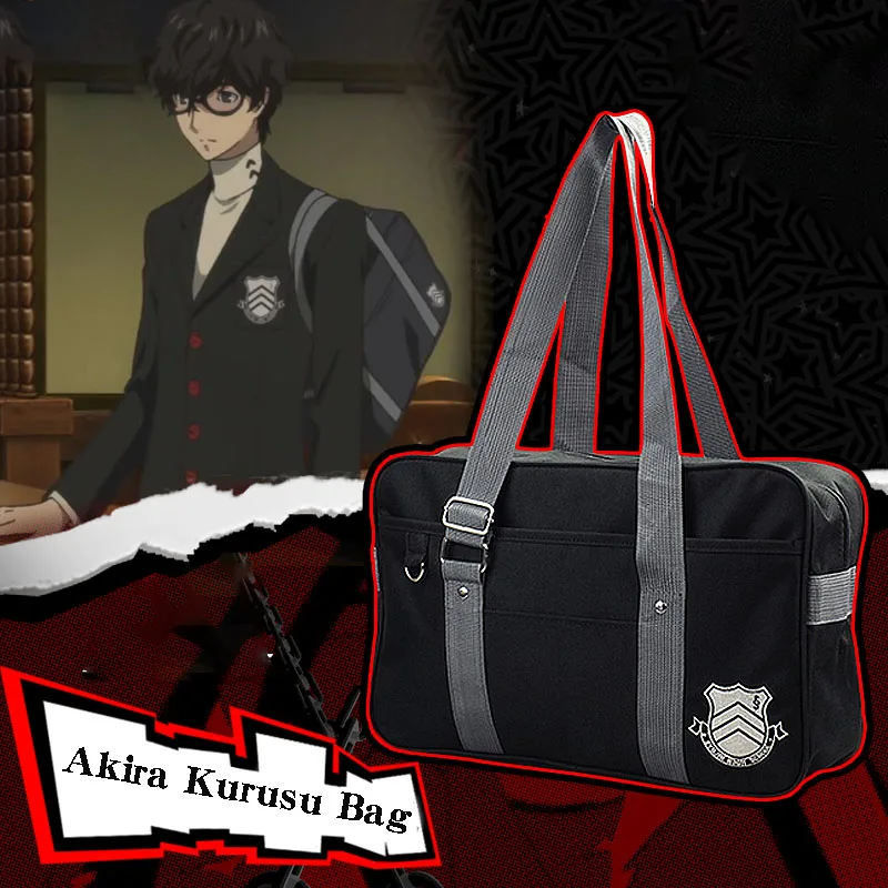 Аниме Persona 5 Akira Kurusu / Ren Amamiya сумка для косплея японская школьная Холщовая Сумка