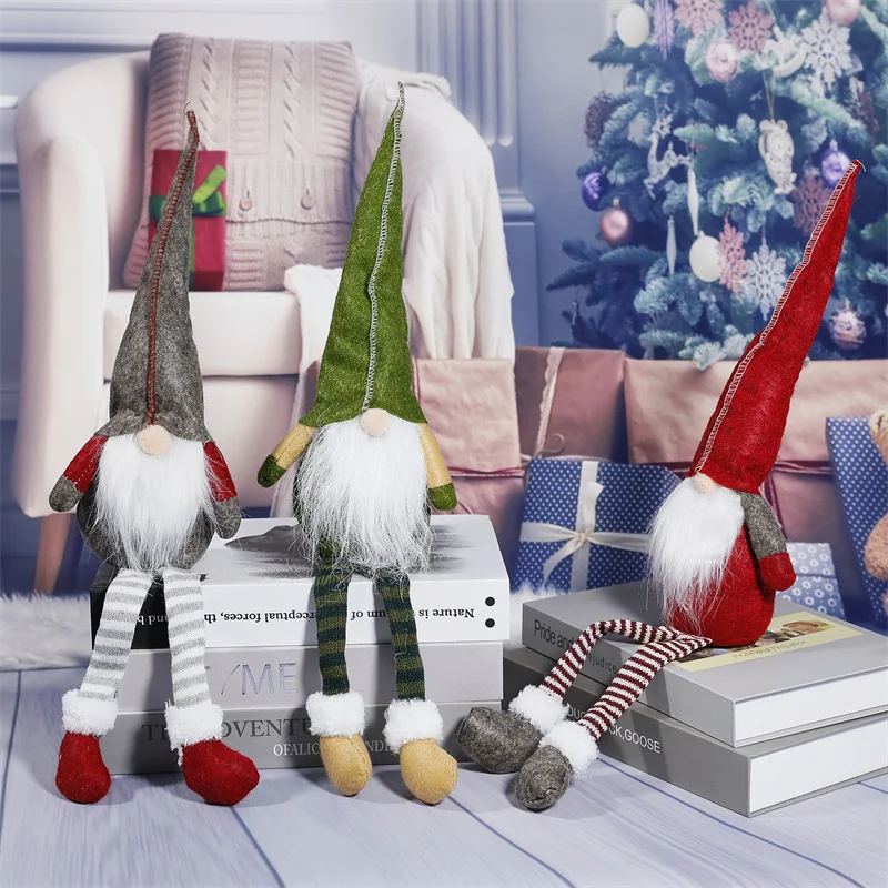 Кукла без лица рождественские украшения новогодние подарки для детей