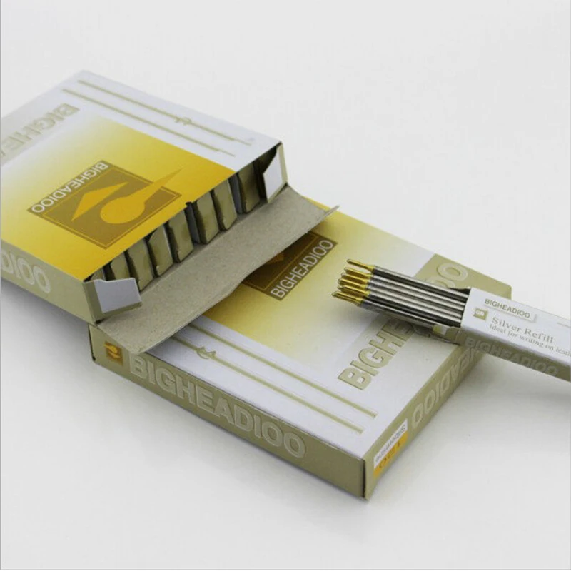 Ртутная ручка Bigheadioo линия для одежды золотая серебряная заправка идеально