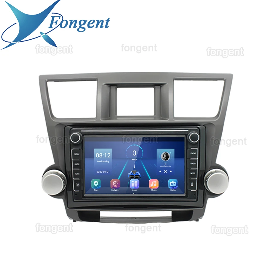 Автомагнитола 4 + 64 ГБ Android 10 для Toyota Highlander 2007 2008 2009 2013 | Автомобили и мотоциклы