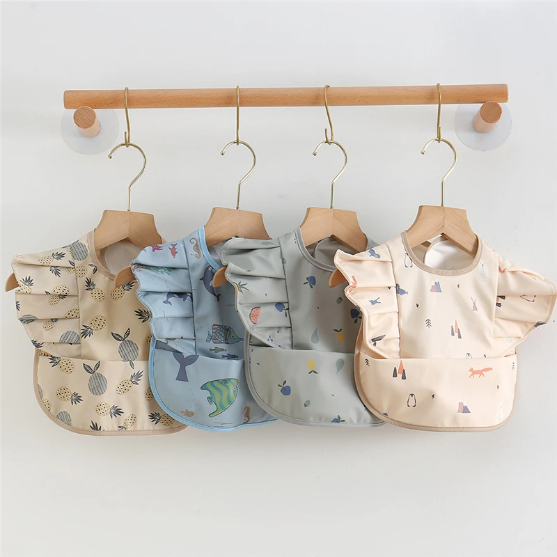 Детские нагрудники водонепроницаемые детские бриллиантовые без рукавов с