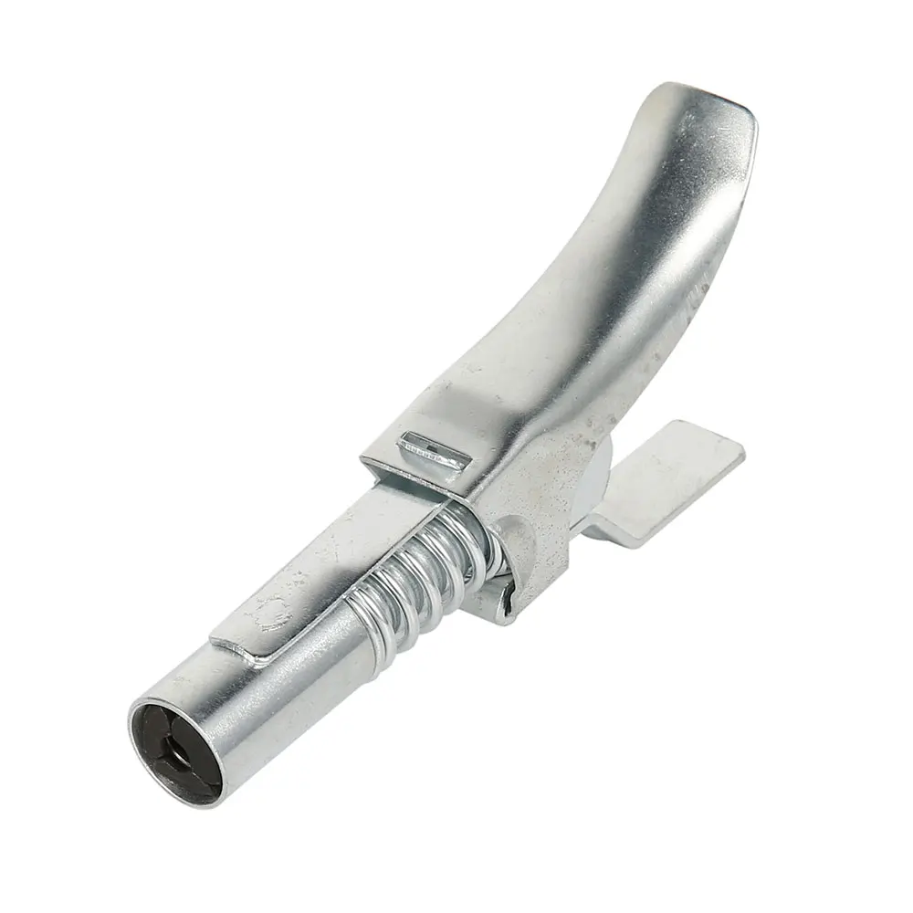 

Release Lock On Coupling End 1/8 NPT SAE & Metric Zerk Fitting Grease Gun Adapter Hose Kit Gun Lock Grease Coupler Quick