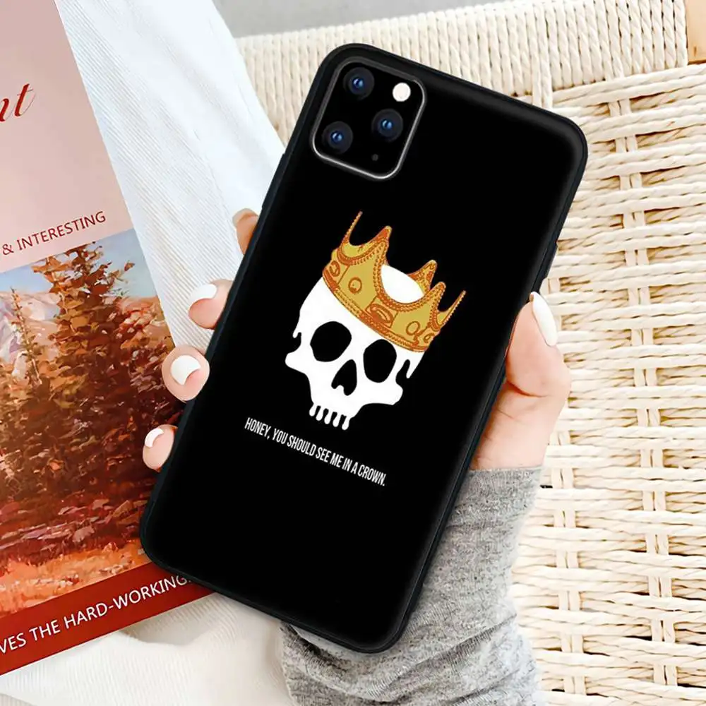 

Popolar Cool Crown Mobile Phone Cover Case For Iphone 12 11 Pro Xs Max 6s 7 8 Plus Xr Xs X 5s Se 2020