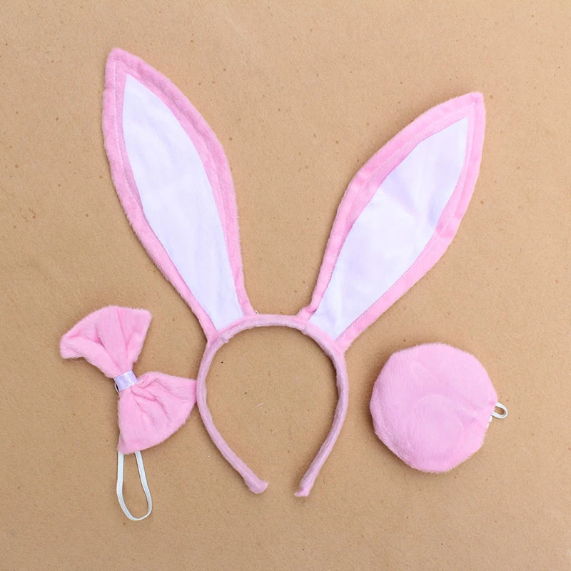Женский ободок с заячьими ушами и хвостом для косплея девочек женщин | Игрушки