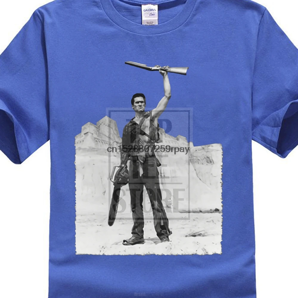 

Evil Dead 2 Movie Poster T Shirt White Navy Graphite Black All Sizes S 5xl Fashion Logo Printing T Shirts