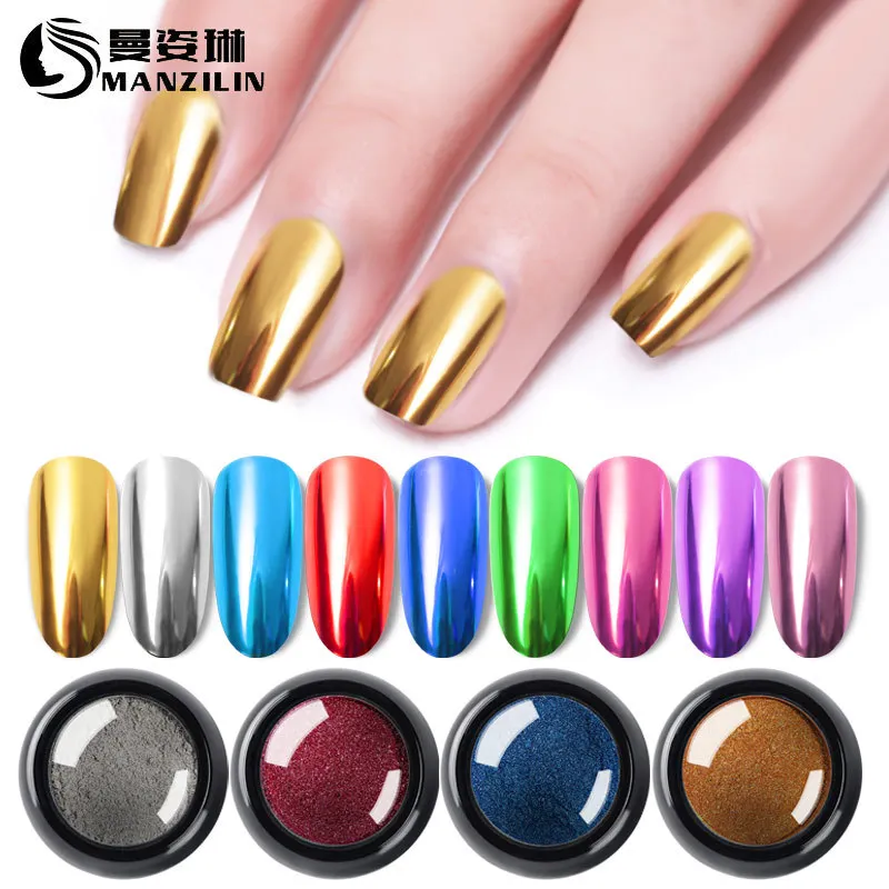

Cross-border nail art titanium powder, vibrato mirror powder, pure color electroplating magic mirror powder, manicure glitter