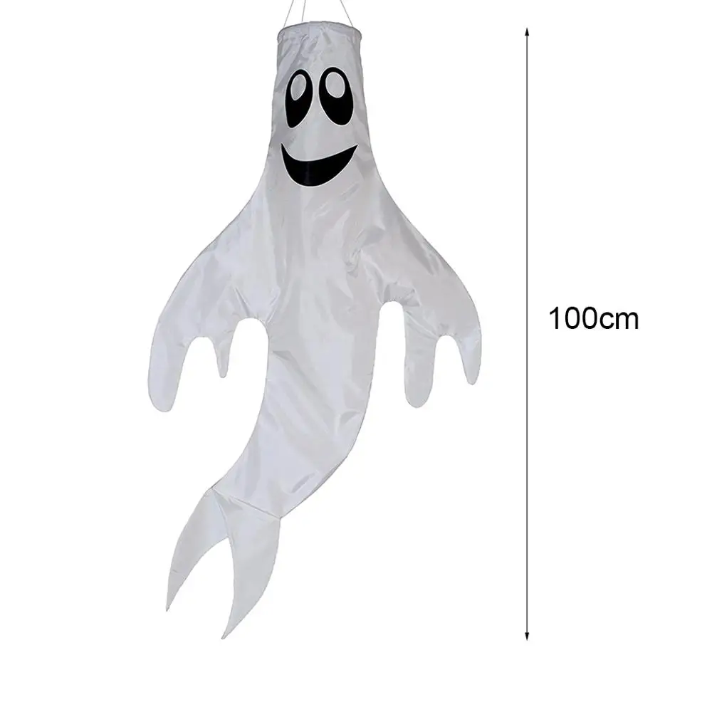 2 шт. привидения на Хэллоуин ветрозащитные флажки подвесные ленты с крючком для