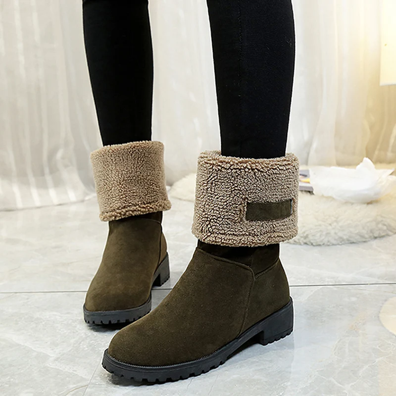 Botas Mujer зимние ботинки женская обувь Chaussures Femme зимняя женские на платформе Laarzen Dames
