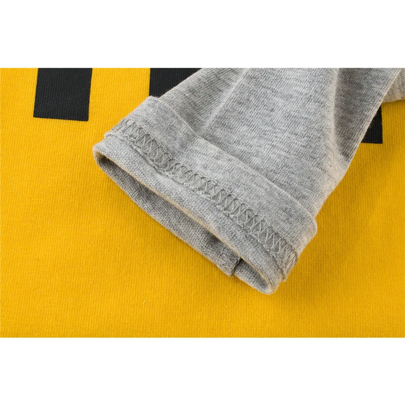 

Baby boy clothes Spring Autumn Cotton Long-sleeve T-Shirt Children soft Stitching letter sport top kids Clothing 1-8 yrs