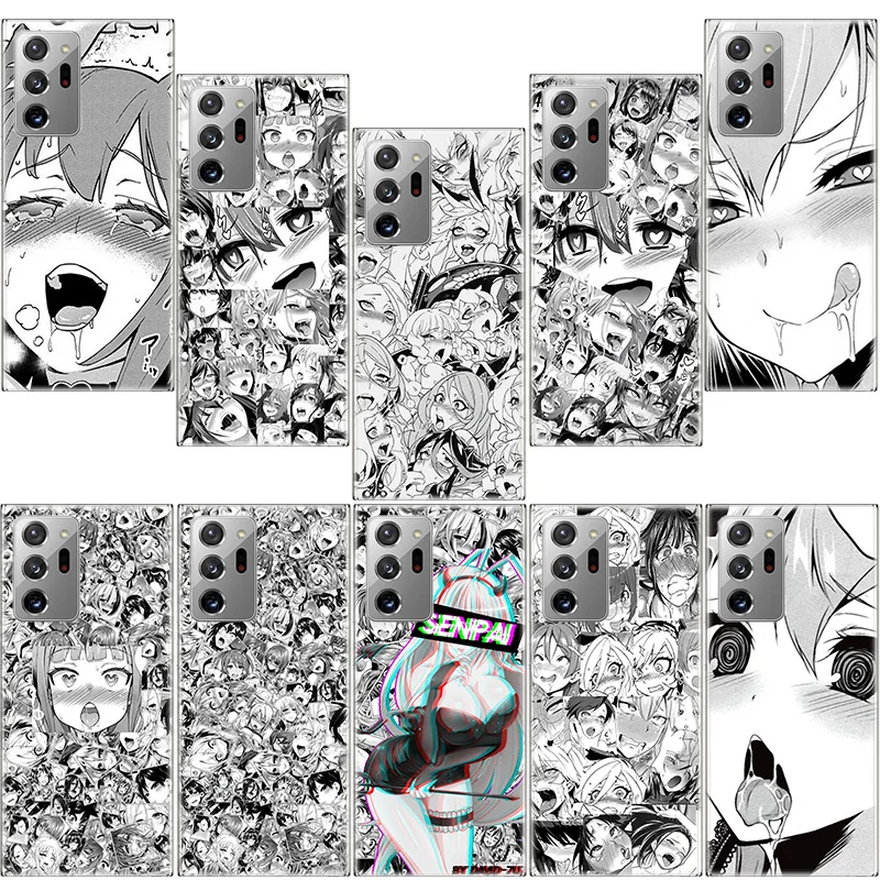 

Japan Anime Girl Manga Face Phone Case For Samsung A73 A53 A33 A23 5G A13 A03S Galaxy A02S A12 A22 A32 A42 A52 A72 A50S A70S A10